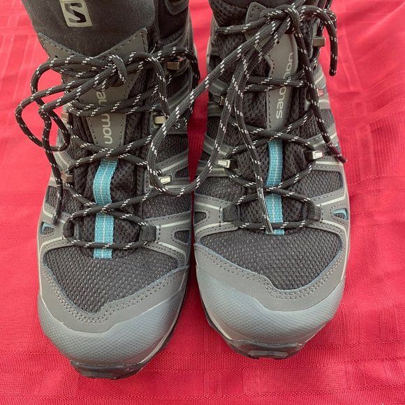 Salomon Women's X Ultra MID 2 W Spikes GTX Snow Boot - Picture 12 of 13